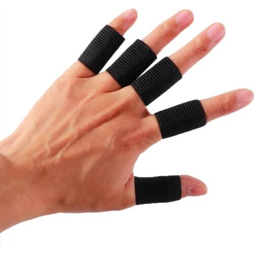 10 Pcs/Set Basketball Stretchy Bands Protection Hand Guards Protector Covers Sport Non-slip Finger Accessories