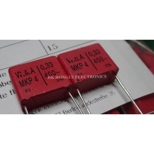 20PCS MKP4 0.33UF 400V 330NF 334 P=15MM FILM CAPACITOR