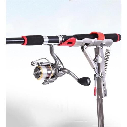 Automatic Adjustable Folding Fishing Rod Holder Fishing Rod Pole Bracket Holder Stand Support Rack Accessory