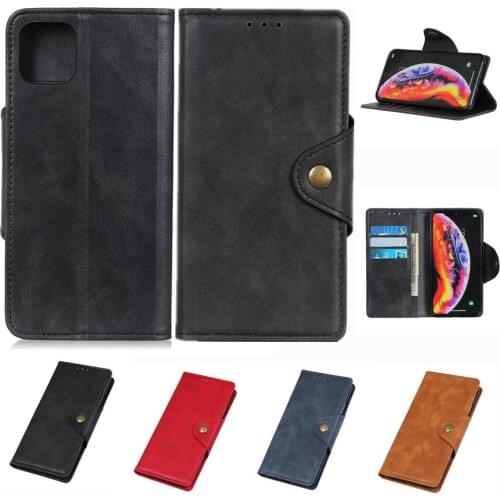 PU Leather Flip Phone Case for iPhone 12 Mini 11 Pro Max XR X XS SE 2020 7 8 Plus Coque Luxury Wallet Card Slot Shockproof Cover