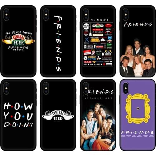 Black tpu Case For Xiaomi Redmi 7A 8 8A 9 9A 9C Case Redmi Note 8T 8 Pro T Note 9 9S 9 Pro Case Central Perk Coffee friends tv