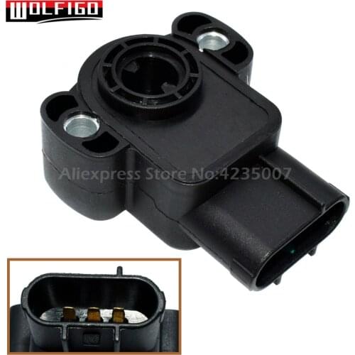 WOLFIGO TH198 3Pins TPS Throttle Position Sensor For Ford 1996-2011 Mazda Mercury 3.0L 4.0L V6 1F2218851 F5RZ9B989BA New