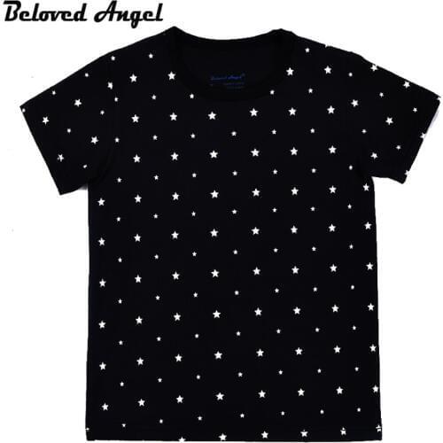 Kids Tees Tops Summer 2018 Children T-shirts Boys Clothes Girls Tee Shirt 100% Cotton Printing Baby Boy Clothing 6 Styles