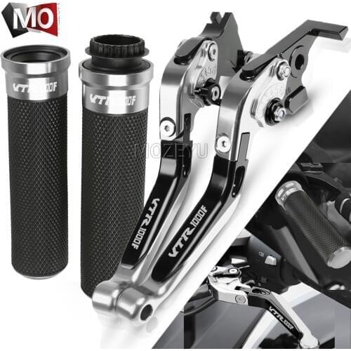 For Honda VTR1000 VTR 1000 FV/FW/FX/ FIRESTORM 1997-1999 1998 Motorcycle Accessories Brake Clutch Levers Handlebar Hand Grips