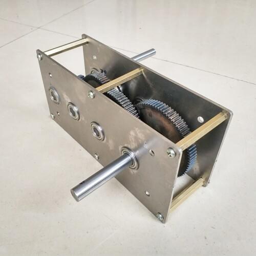 Hand-cranked generator speed-increasing gearbox, wind-power hydraulic transmission diy gear set gearbox reduction box