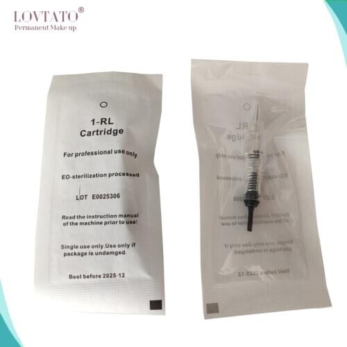 Safe Needle Cartridge Disposable Eyebrow Tattoo Needles 1R 3R 5R 3F 5F 7F Sterilized Microblading Permanent MakeupNeedles For O1