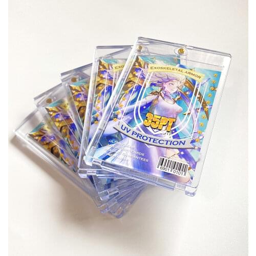 5 Pieces/lot 35PT Original Ultra Pro TW Cards Bricks Football Cards Holder Trading Card Brick Protector