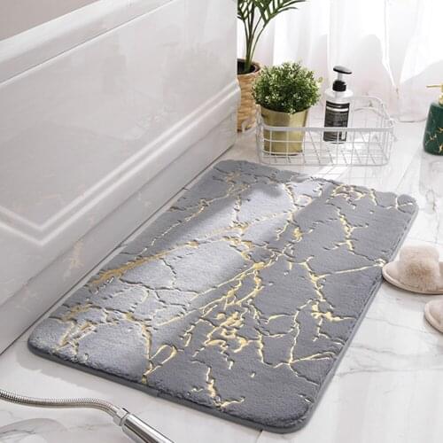 Non-Slip Bath Mats Super Absorbent Shower Bathroom Carpets Soft Toilet Floor Faux Rabbit Hair Rugs For Home Decor 40x60cm 4 Size