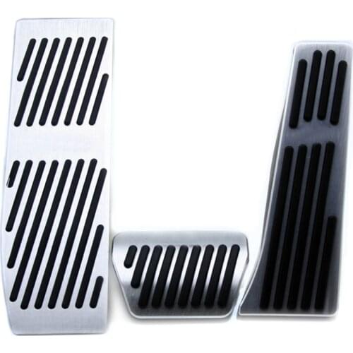 Non-drilling Non-slip Accelerator Gas Fuel Brake Foot Rest Pedal Pads For BMW 1,3 Series X1 E39 E46 E87 E90 E91 E92,Car Styling