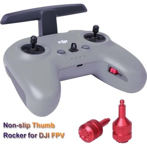 Non-slip Thumb Rocker for DJI FPV Aluminum Alloy Joystick Support Storage in the Remote Control for DJI FPV Accessories