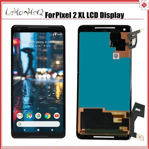 Test New Original LCD For Google Pixel 2 XL LCD Display Touch Screen for Google Pixel2 2XL Digitizer Assembly Replacement LCD