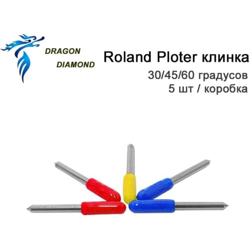 15pcs Roland Blade plotter vinyl cutter 30/45/60 degree cutter knife roland printer parts