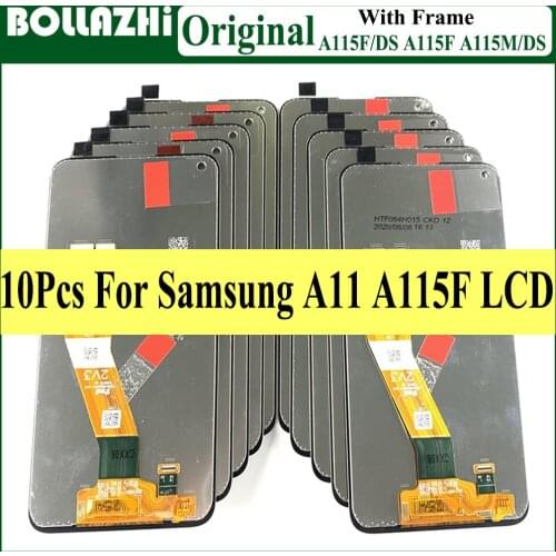Wholesale 10 PCS A11 LCD Screen Original For Samsung A11 2020 LCD For Samsung A11 A115F A115F/DS LCD Screen Touch Digitizer