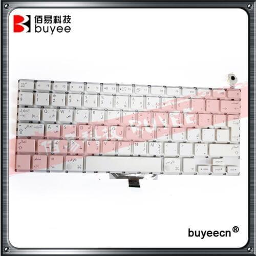 Original Laptop White AR Poland Keyboard For Macbook Air 13" A1181 Layout Arabia Poland Keyboard Replacement 2008 year