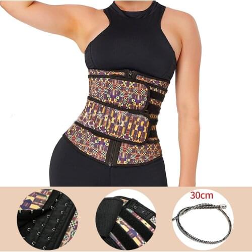 Womens Binders and Shapers Body Shapewear Modeling Strap 9 Steel Bones Latex Waist Trainer Belly Slimming Belt Reductive Girdle