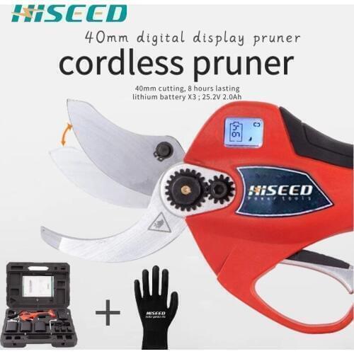 HISEED 25.2v gardening system pruning scissors / pruning garden shears / electric fruit tree shears21V