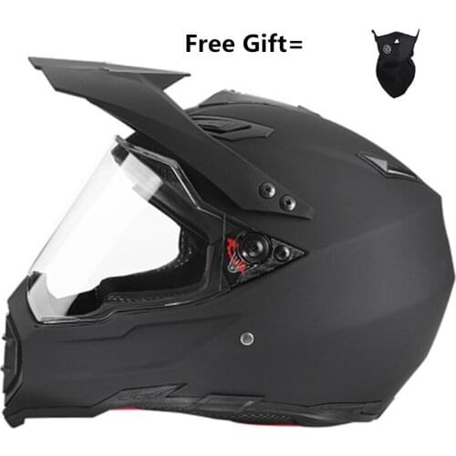 Motocross Helmet with lens Capacete De Capacete Cascos Para Casque Moto Motorcycle Accessories Atv Motorcycle Kask