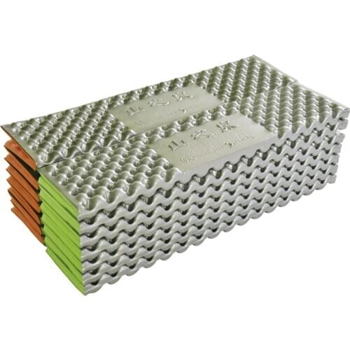 Camping Mattress Sleeping Pad Folding Egg Slot Yoga Mat Beach Mat Moistureproof IXPE+Aluminum Foil Green Orange