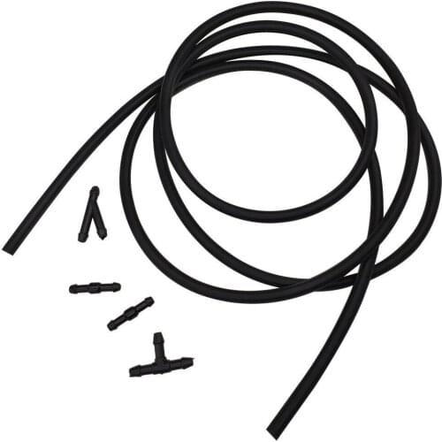 Universal Joiner Pipe Connector T Piece Straight Tee 3 Way Y Piece Air Fuel Water Petrol Wiper Washer Nozzle Hose Tubing