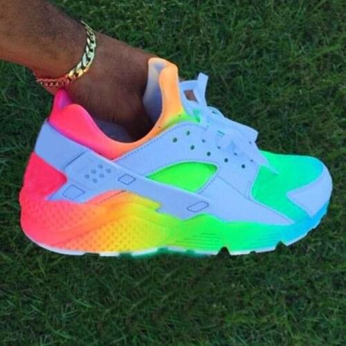 2021Casual Flat Shoes Women and Men Brand Design Mixed-color Platform Sneakers Women Ins Hot Couple Luxury Colorful Sneakers