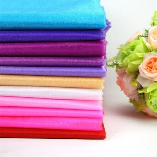 10meter/lot Sheer Crystal Organza Fabric For Wedding Decoration or party decoration.Width 75CM Free shipping