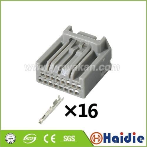 2sets 16pin auto female plug automotive electrical connector with pins MX34016SF1