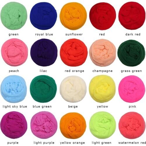 5 pieces of multicolor artificial flower accessories home decoration handmade wreath nylon stretched silk mesh flower