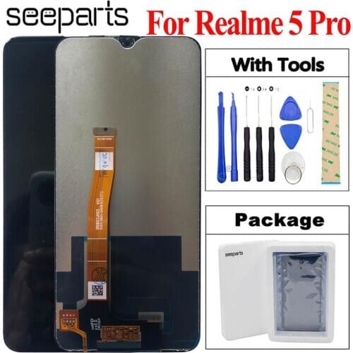 6.3 inches LCD for OPPO Realme 5 Pro LCD display touch panel screen sensor assembly for Realme 5 Pro RMX1971 LCD replacement