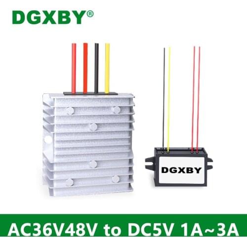 AC36V48V to DC5V regulated converter AC14-56V to DC5V AC to DC monitoring power supply module