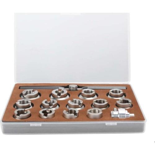 Free Shipping 13pcs Stainless Steel RX Watch Case Opener 18.5~36.5mm