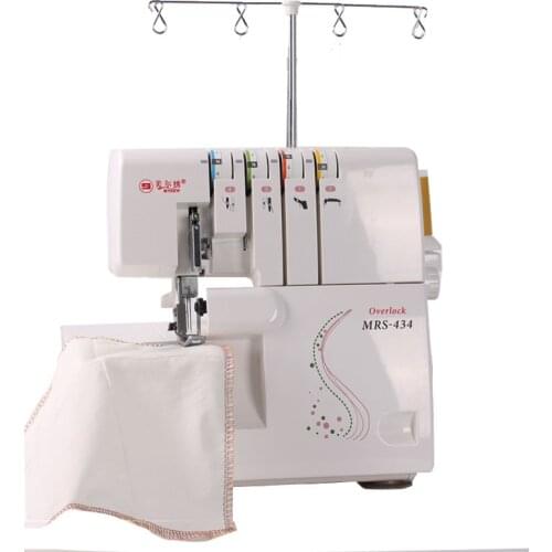 MRS434 household four-thread overlocking machine code side secret copy three-thread overlock sewing machine