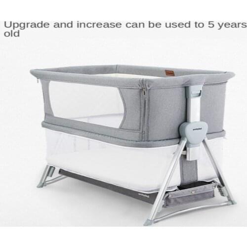 Baby Crib Splicing Big Bed Movable Folding Newborn Portable Multifunctional Baby Cradle Bed