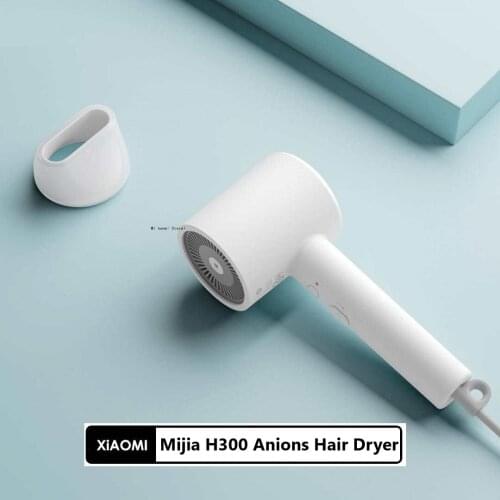 Xiaomi Mijia H300 Anions Hair Dryer 1600W Portable Diffuser New Negative Ion Hair Care Fast Drying For Home Use Portable