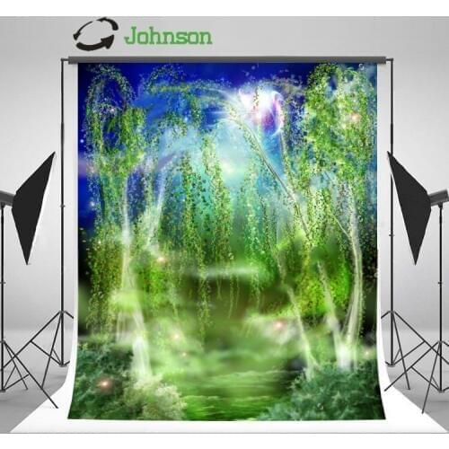 Forest Fog Tree Photography Backgrounds polyester or Vinyl cloth High quality Computer print wall photo backdrop