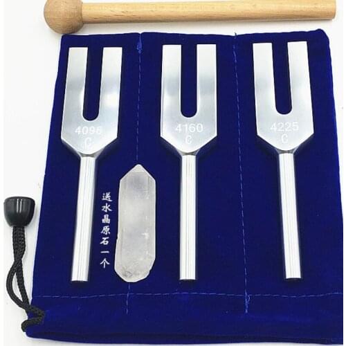 Uality Aluminum Soul Angel Tuning Fork Set 4096 Crystal Tuning Fork 4160 Tuning Fork 4225 Tuning Fork