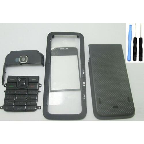 White Black Full Body Housing Cover and Keypad For Nokia 5310 and Screwdriver Open Tools