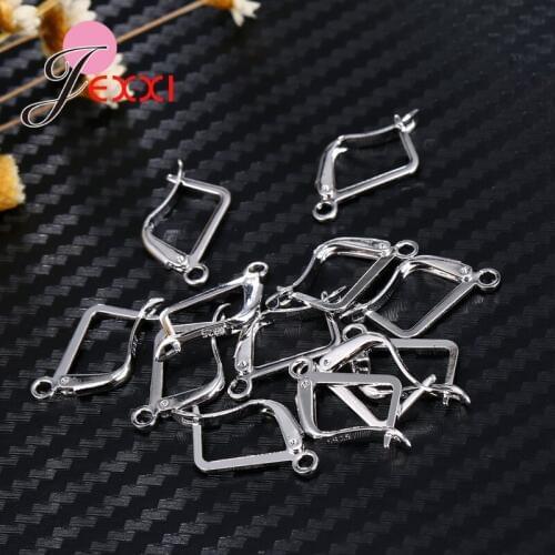 Top Sell 200pcs/pack Promotion DIY Finding Earrings 925 Sterling Silver Women Best Gift for Jewelry making