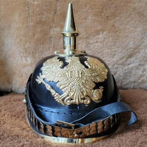Prussia German Pickelhaube Brass hat 62cm