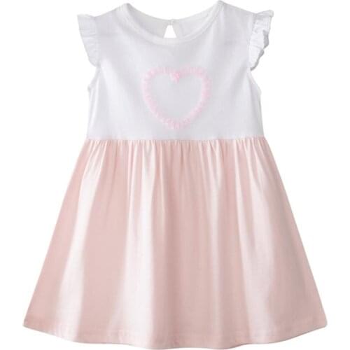 New Summer Sleeveless Baby Girl Dress Cotton Korean Girl Clothing Hot Selling Party Tutu Princess Dresses