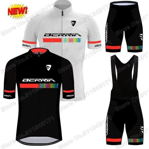2021 berria Team Summer Cycling Jersey Set Clothing Road Bike Shirts Suit Bicycle Bib Shorts MTB Wear Maillot Ropa