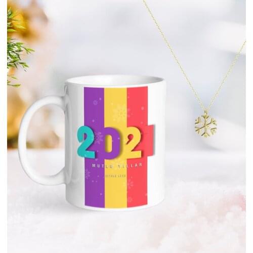 Personalized 2021 Happy birthday Mug and Snow Them Kolye-8