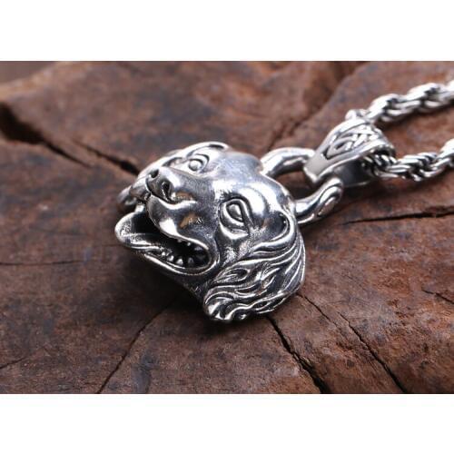 925 silver monkey pendant Personality brass peach The monkey to peach Have a son Thai silver necklace for men and women