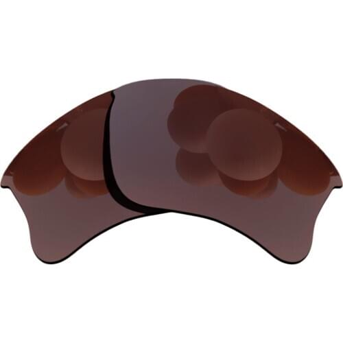 Polarized Sunglasses Replacement Lenses for-Flak-Jacket-XLJ OO9009 Frame - Brown