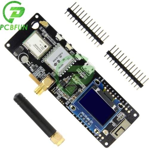 T-Beam ESP32 433/868/915/923Mhz WiFi Wireless Bluetooth Module ESP 32 GPS NEO-6M for SMA LORA 32 18650 Battery Holder With OLED