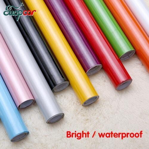0.4x2m Cabinet Paint Sticker Old Furniture Renovation Wardrobe Decorative Film Self-adhesive Kitchen PVC Waterproof Wall Sticker