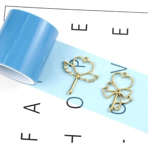 1 Roll 5m UV Tape DIY Epoxy Resin Crafts Tools Metal Frame Anti-leak Glue Adhesive Transparent Jewelry Making Tools