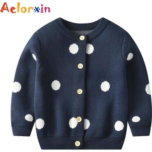2 To 7 T Baby Sweater Boys Girls Sweaters Autumn Causal Toddler Long Sleeves Knitwear Jackets Winter Children Knit Tops
