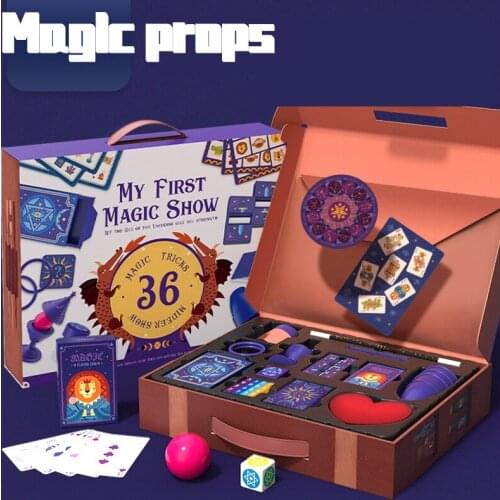 36 Magic Tricks My First Magic Show Children Educational Magic Props Interaction Training Hands-on Ability Toy 6Y