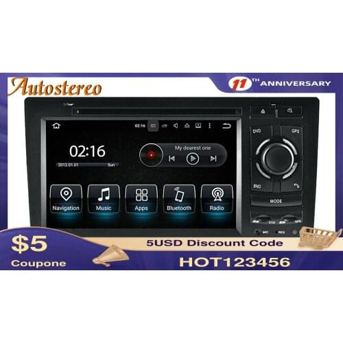 For Audi A8 1994-2003 Android 10.0 4+64G Car Radio DVD Player Car GPS Navigation Multimedia Player Radio Tape Recorder Head Unit