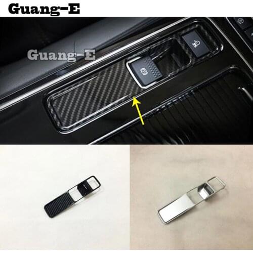 For Jaguar F-PACE F Pace 2016 2017 2018 2019 2020 Car Stick Armrest Handrail Trim Frame Lamp Electronic Handbrake Parking Brake